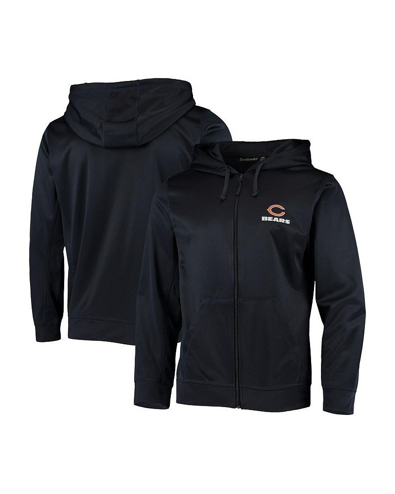 Men's Navy Chicago Bears Trophy Fleece Full-Zip Hoodie $37.50 Sweatshirt