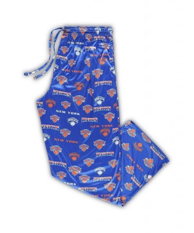 Men's Blue New York Knicks Big and Tall Breakthrough Sleep Pants $18.40 Pajama