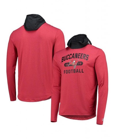 Men's Red, Black Tampa Bay Buccaneers Active Block Hoodie Long Sleeve T-shirt $24.43 T-Shirts