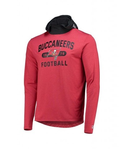 Men's Red, Black Tampa Bay Buccaneers Active Block Hoodie Long Sleeve T-shirt $24.43 T-Shirts