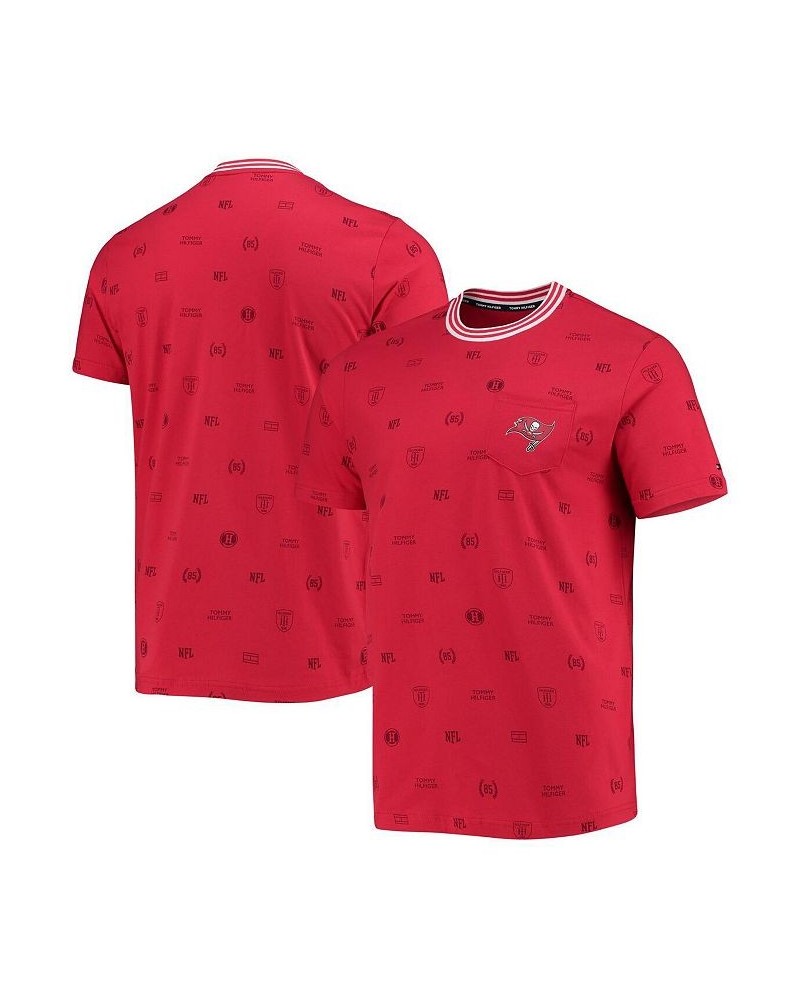 Men's Red Tampa Bay Buccaneers Essential Pocket T-shirt $18.92 T-Shirts