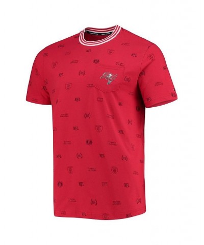 Men's Red Tampa Bay Buccaneers Essential Pocket T-shirt $18.92 T-Shirts