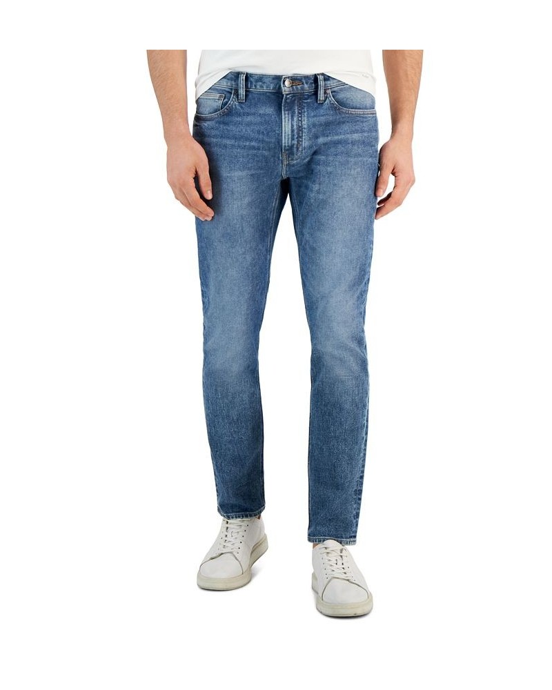 Men's Parker Slim-Fit Bi-Stretch Solid Jeans Multi $32.56 Pants