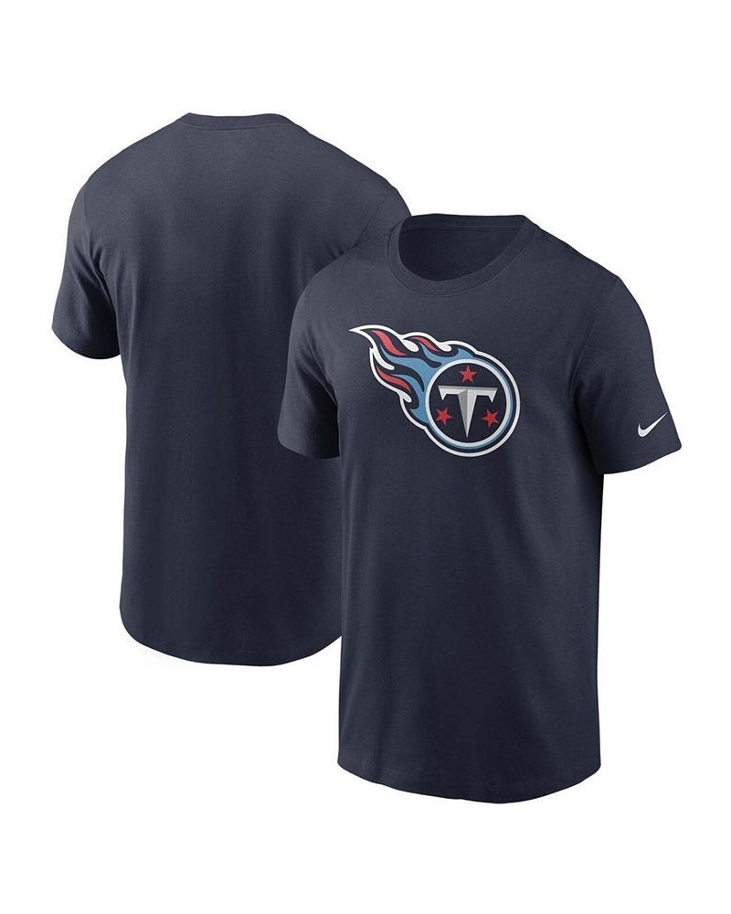 Men's Navy Tennessee Titans Primary Logo T-shirt $18.00 T-Shirts