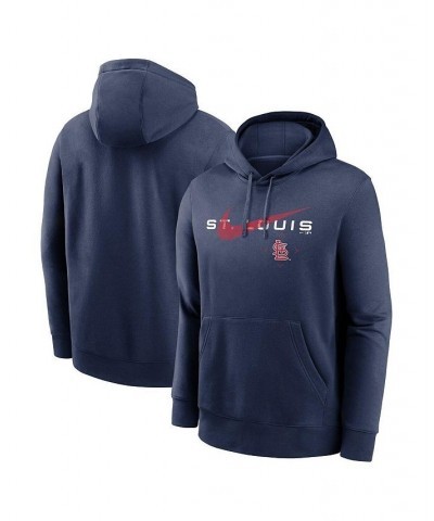 Men's Navy St. Louis Cardinals Swoosh NeighborHOOD Pullover Hoodie $39.10 Sweatshirt