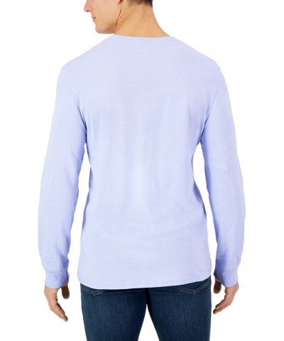 Men's V-Neck Long Sleeve T-Shirt PD07 $16.91 T-Shirts