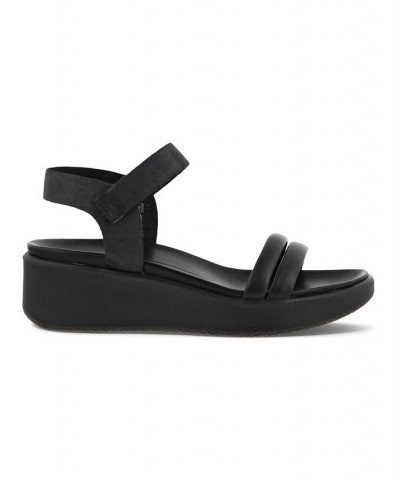 Women's Flowt Lx Wedge Sandal Black $64.00 Shoes