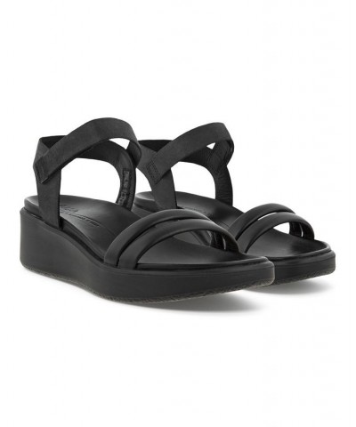 Women's Flowt Lx Wedge Sandal Black $64.00 Shoes