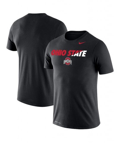 Men's Black Ohio State Buckeyes Big and Tall Legend Big Logo Performance T-shirt $24.00 T-Shirts