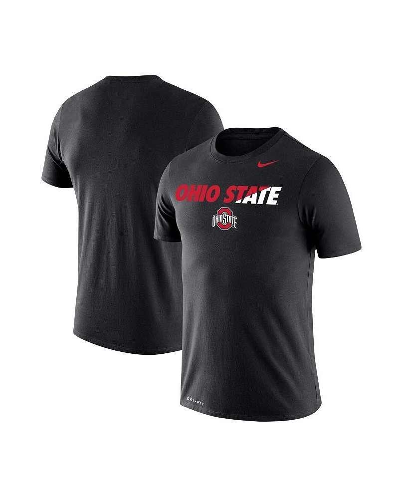 Men's Black Ohio State Buckeyes Big and Tall Legend Big Logo Performance T-shirt $24.00 T-Shirts