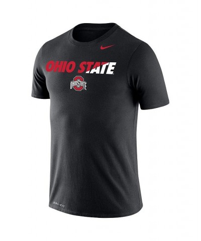 Men's Black Ohio State Buckeyes Big and Tall Legend Big Logo Performance T-shirt $24.00 T-Shirts