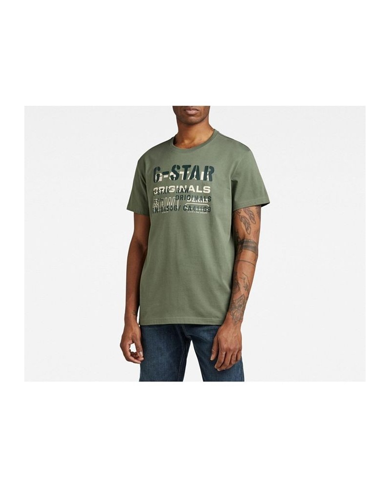 Men's Stencil Originals R T T-shirt Green $33.00 T-Shirts