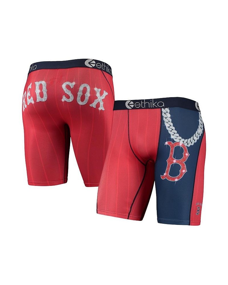 Men's Red Boston Red Sox Slugger Boxers $18.89 Underwear