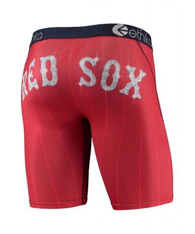 Men's Red Boston Red Sox Slugger Boxers $18.89 Underwear